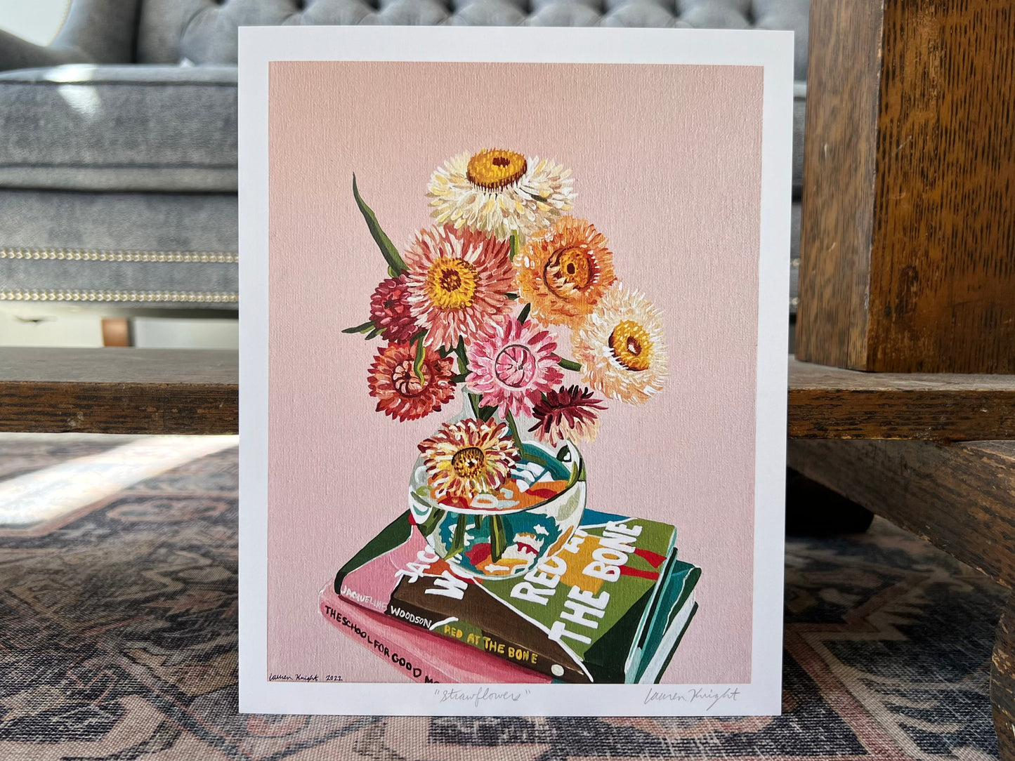 "Strawflowers" - Print