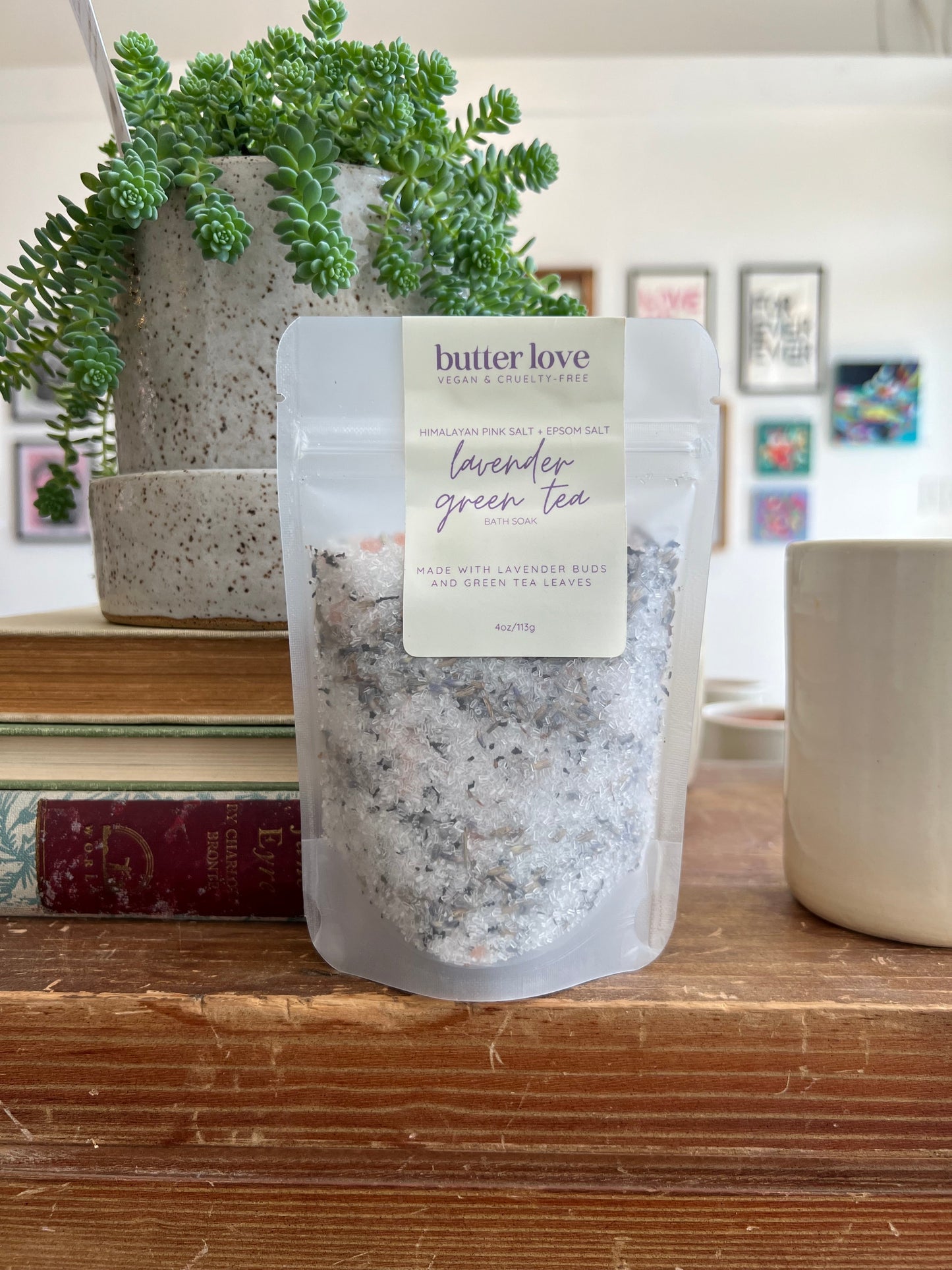 Lavender Green Tea Bath Soak - 4oz