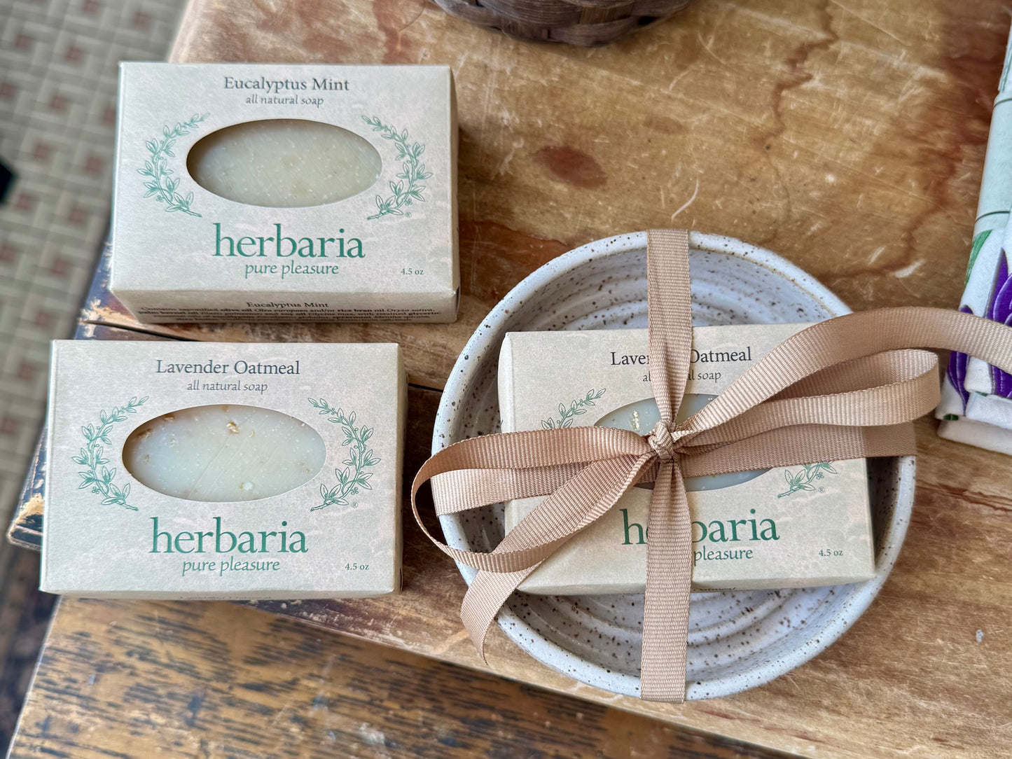 Soap Dish Set - White