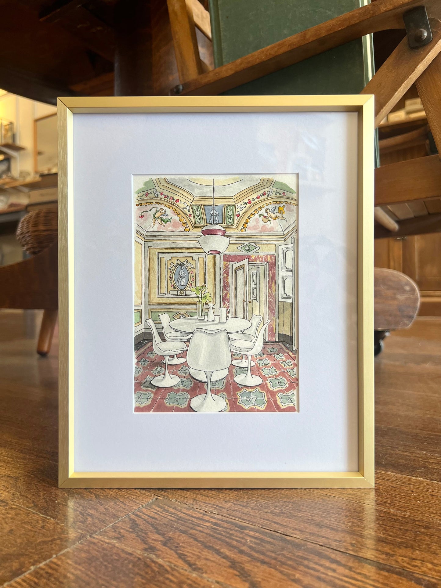 "Napoleon's Bedroom, Pavillon de la Muette" - Original Work