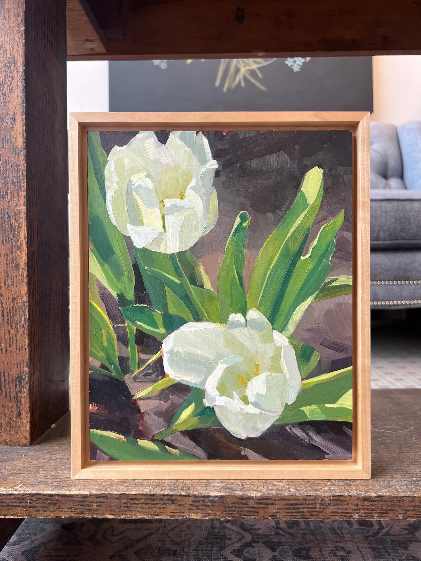 "White Tulips No. 1" - Original Work