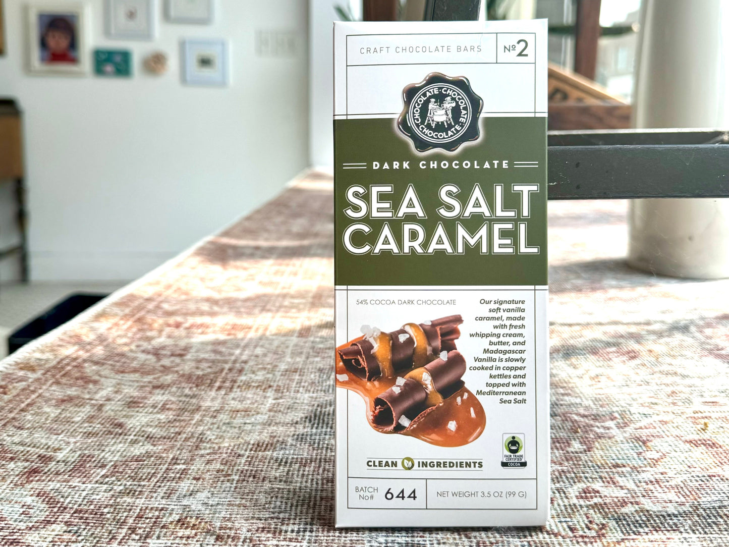 Dark Chocolate Sea Salt Caramel Bar