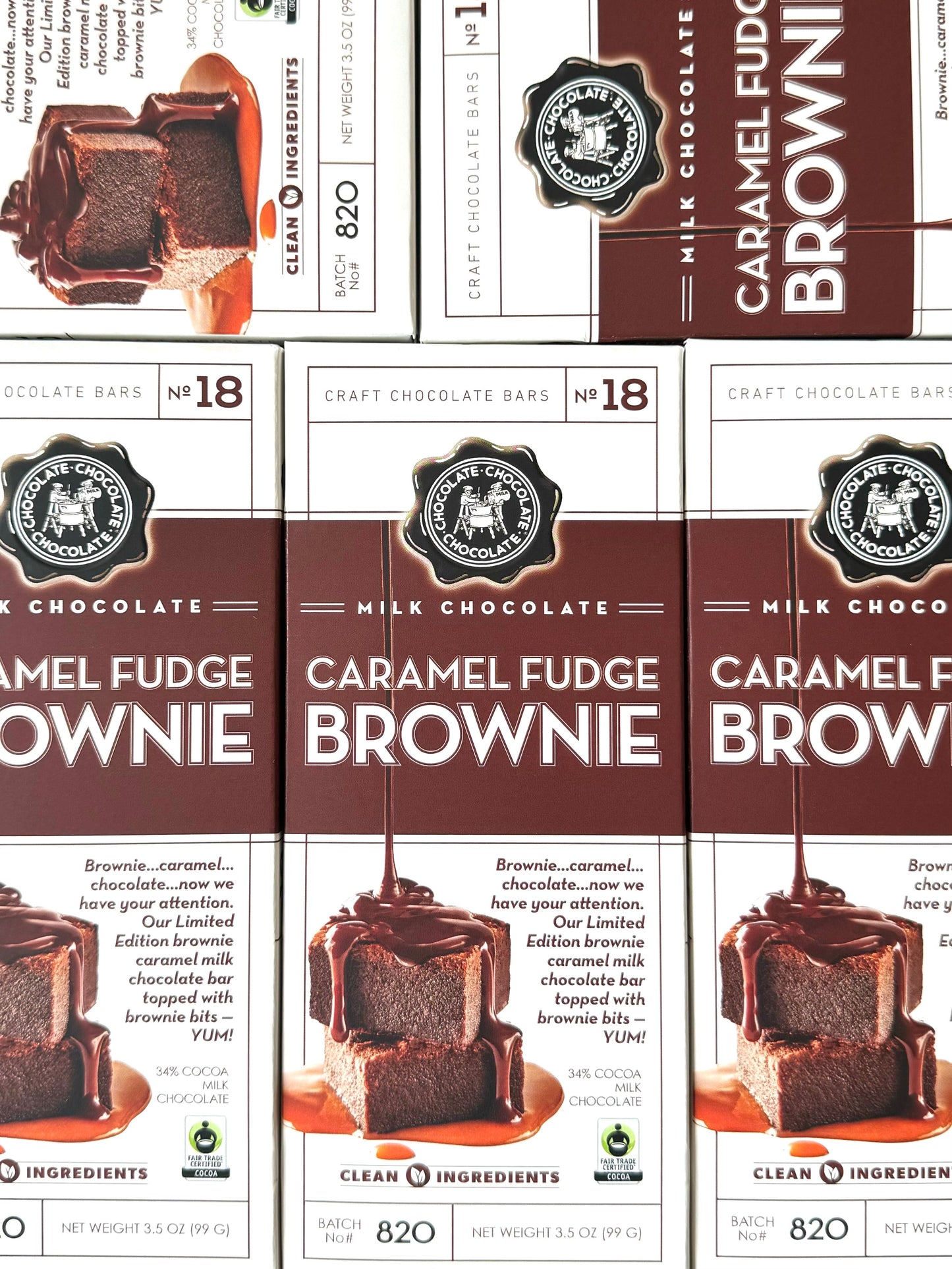 Milk Chocolate Caramel Fudge Brownie Bar