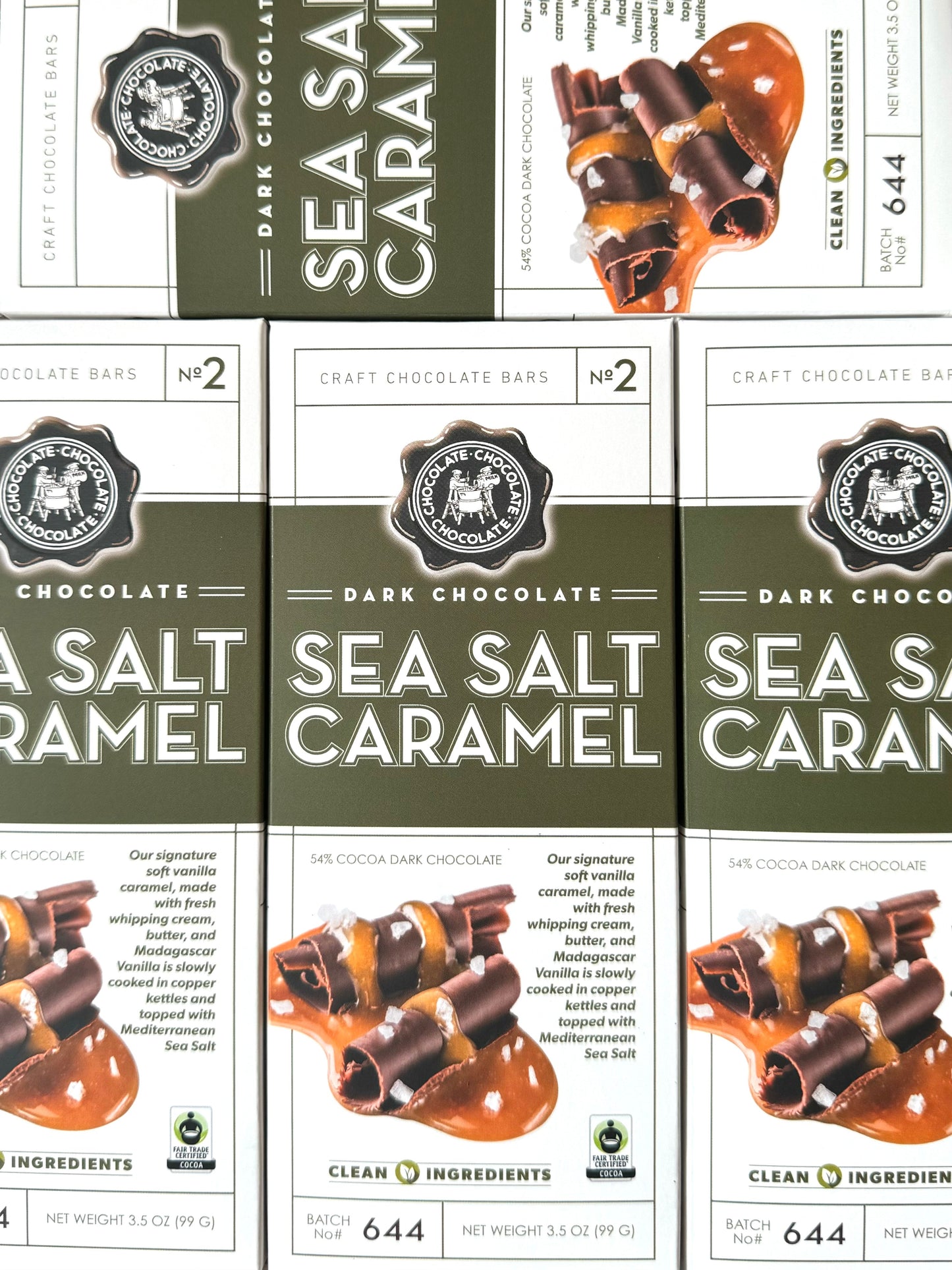 Dark Chocolate Sea Salt Caramel Bar