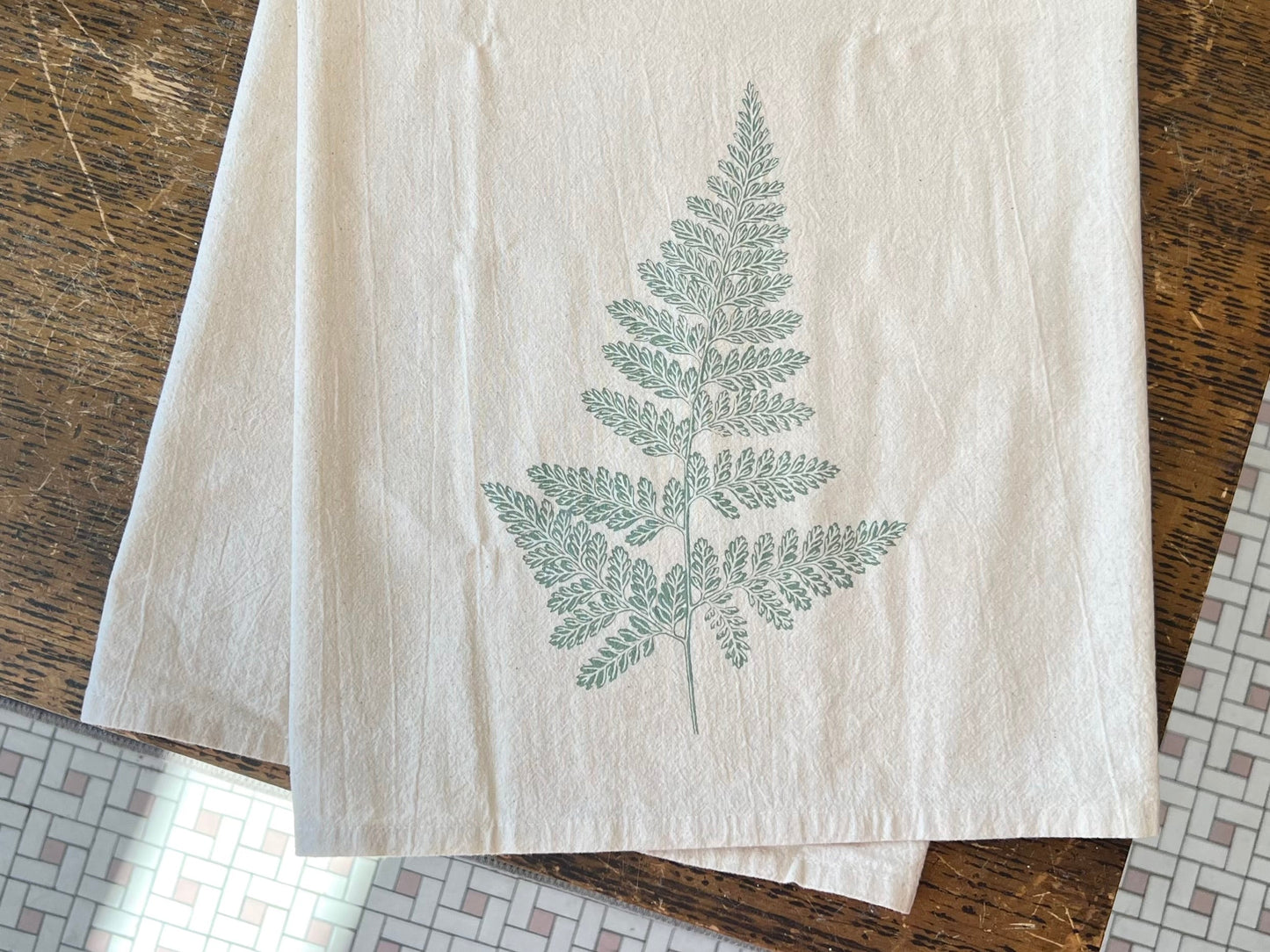 Fern Flour Sack Towel