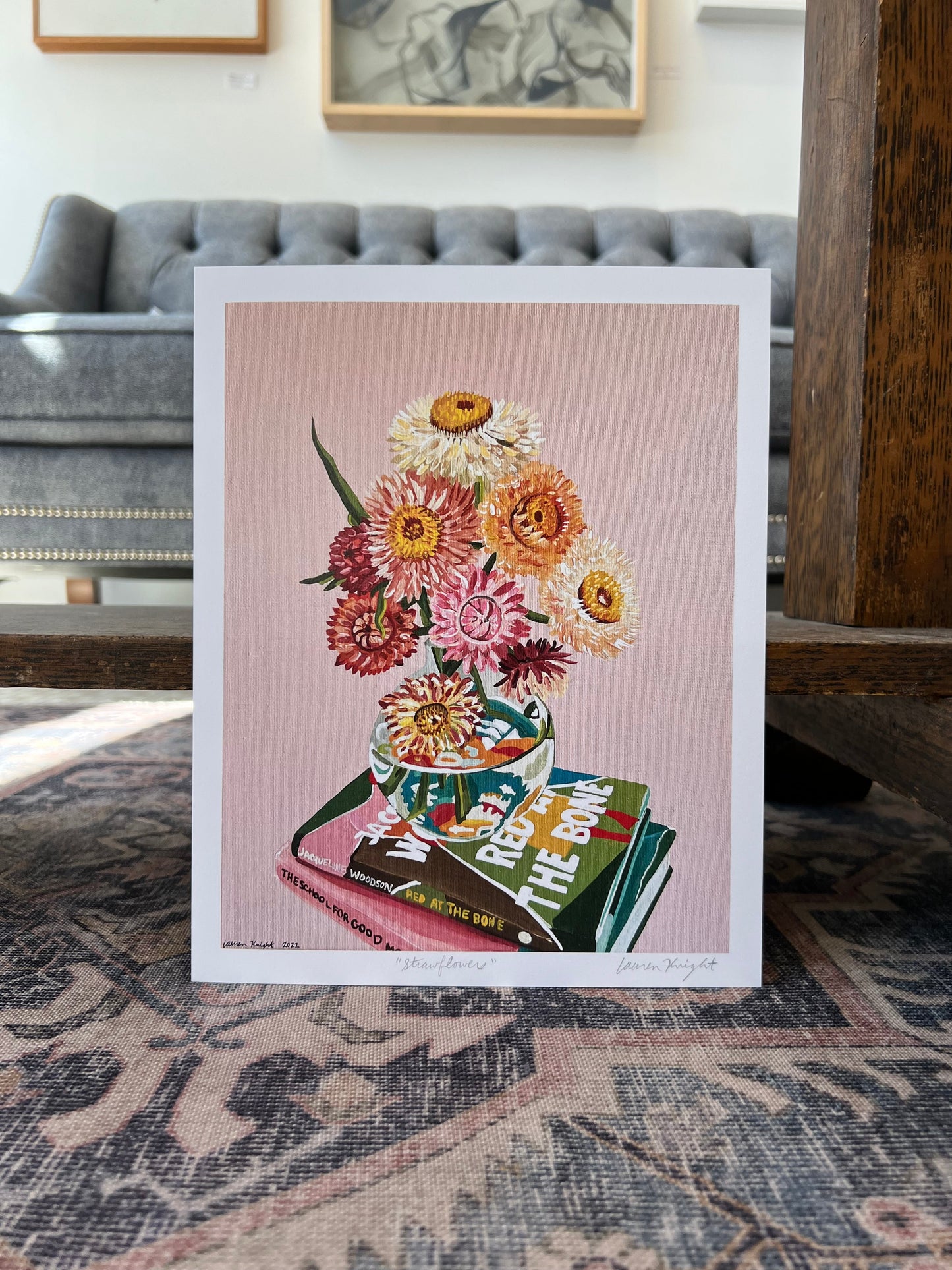 "Strawflowers" - Print