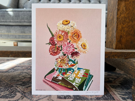 "Strawflowers" - Print