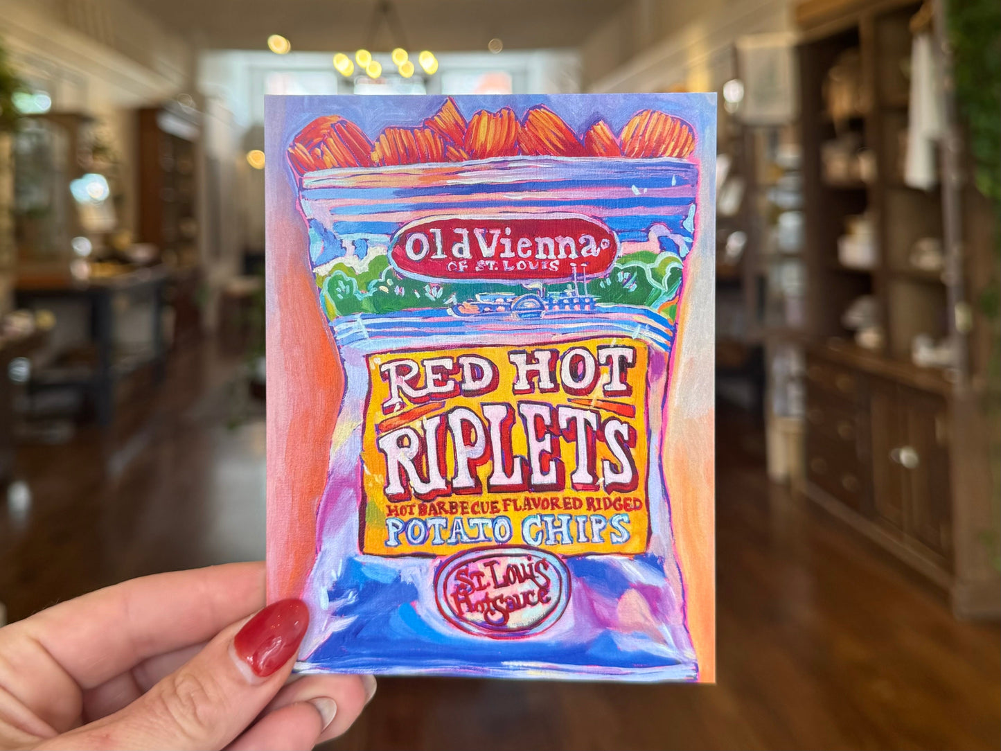 Red Hot Riplets Postcard