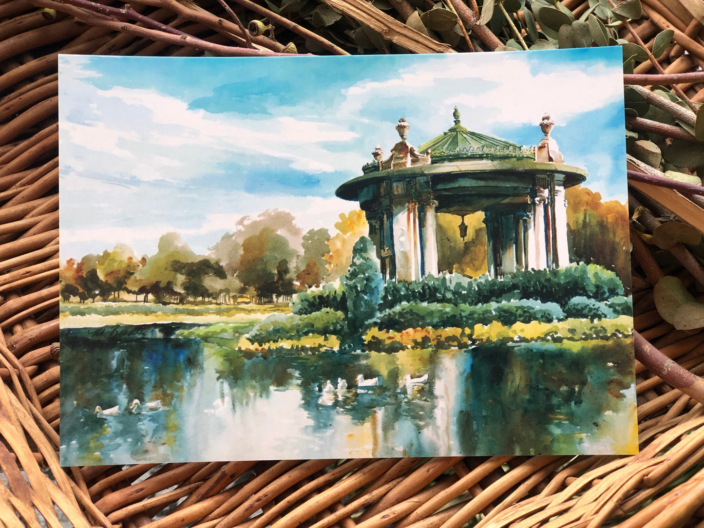 Postcard - Forest Park Pagoda