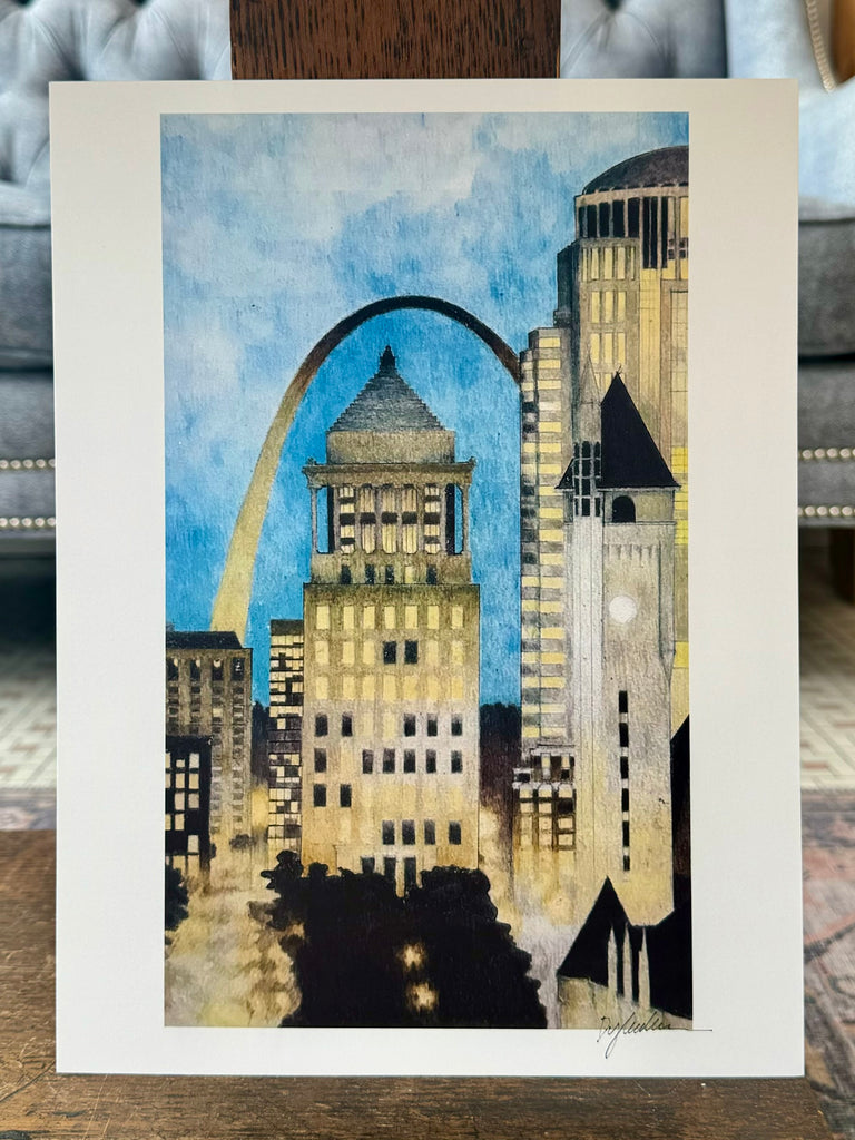 "St. Louis Skyline" - Print