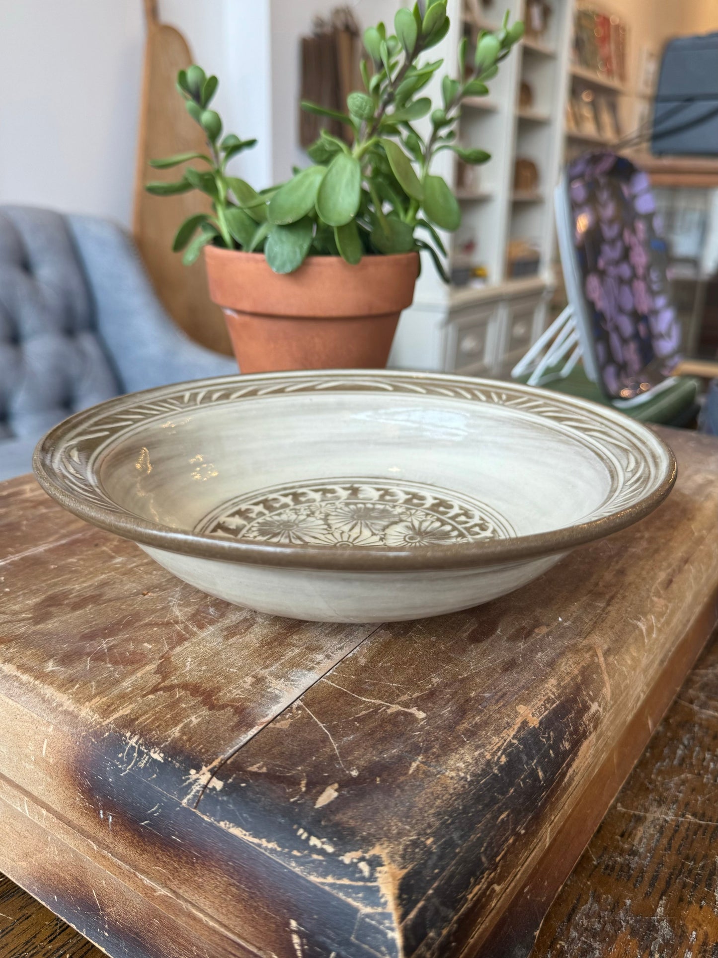 Shallow Bowl - Inlaid