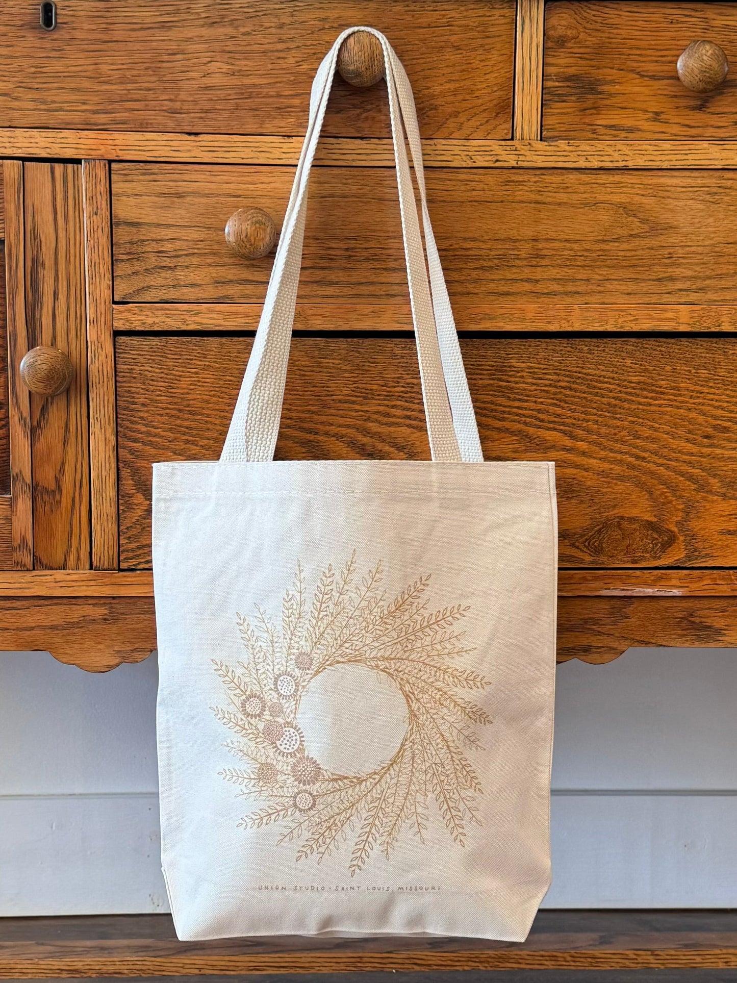 Wheat Wreath - Tote