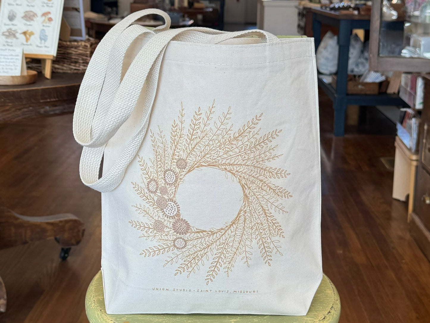 Wheat Wreath - Tote