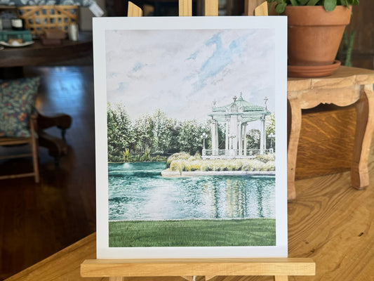 "Forest Park Pavilion" - Print