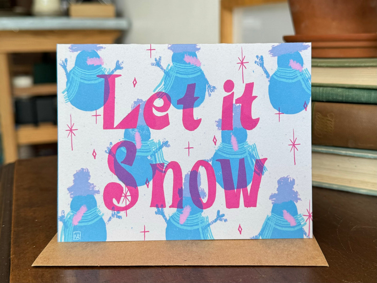 Let It Snow Greeting Card