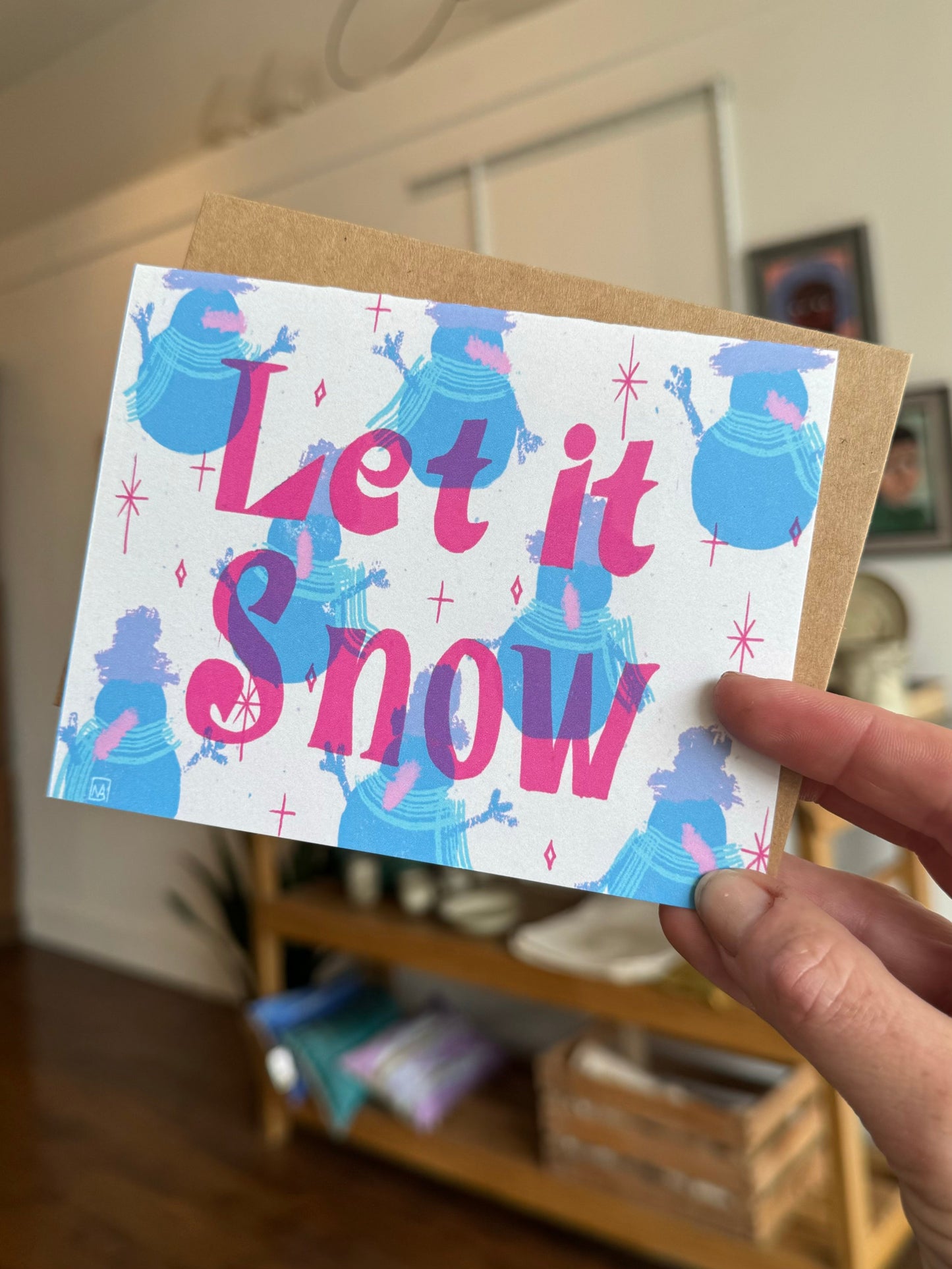 Let It Snow Greeting Card