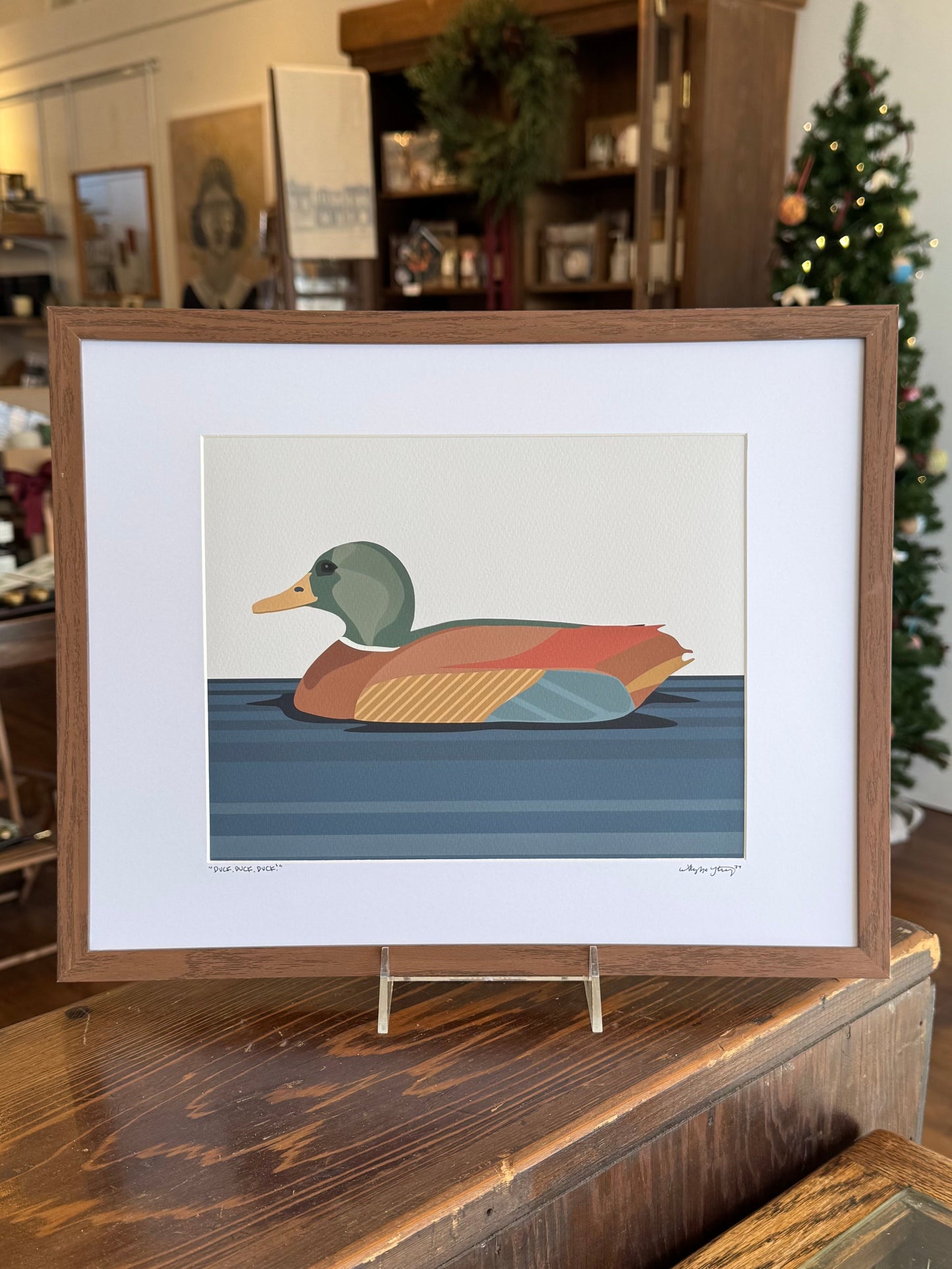 "Duck Duck Duck!" - Framed Print