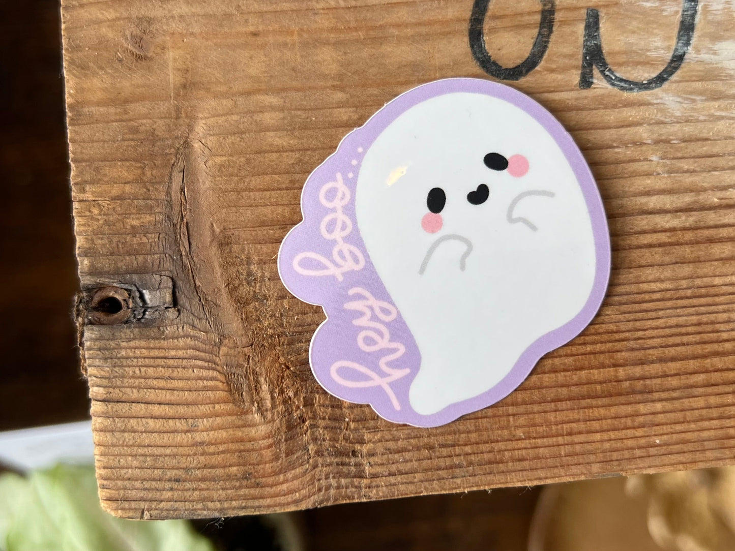 Hey Boo Sticker