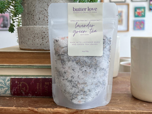 Lavender Green Tea Bath Salt - 4oz