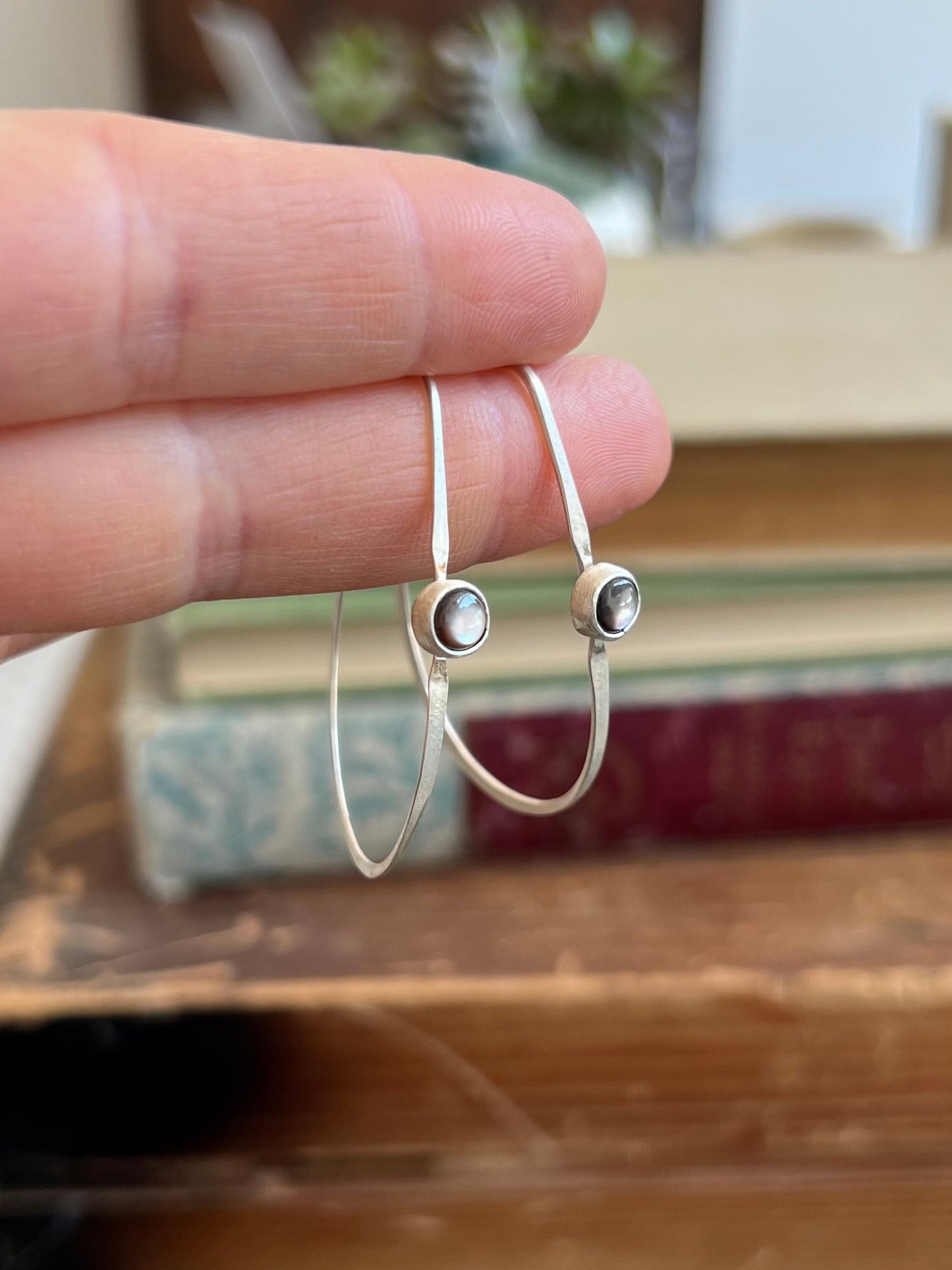 Stoney Hoops - Silver