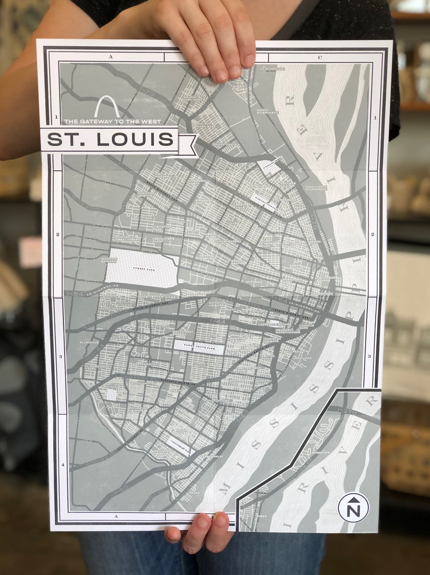 St. Louis Shop Trail Poster