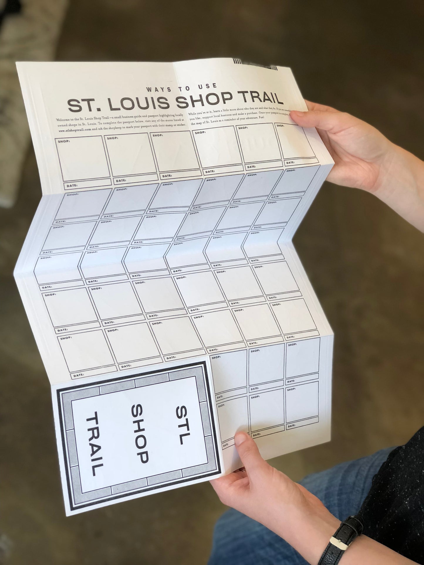 St. Louis Shop Trail Poster