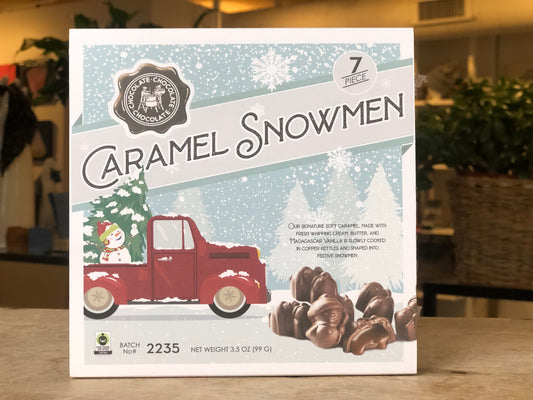 Caramel Snowmen Chocolate Set