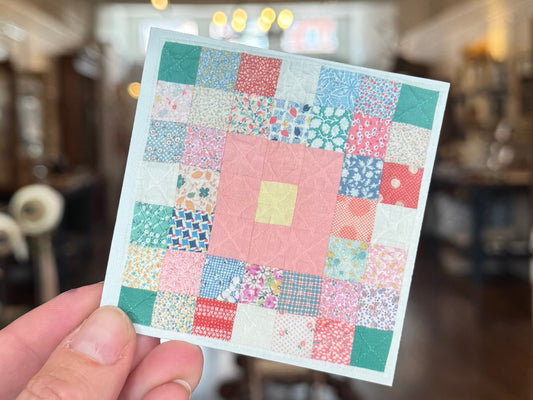 "Quilt Sampler" - Sticker