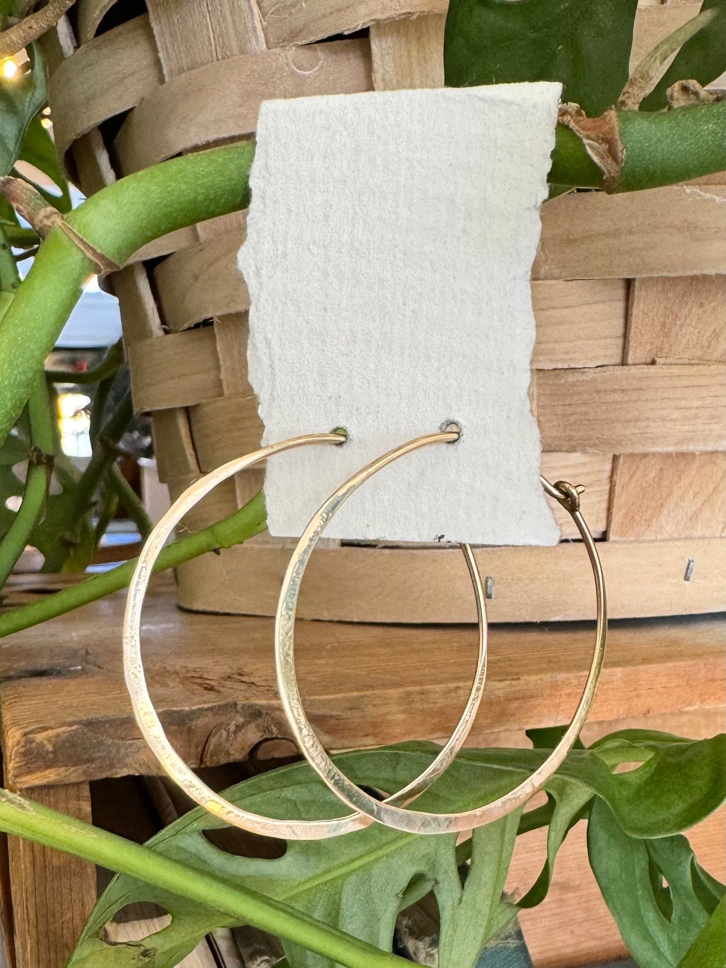 Gold Hoops - Circle