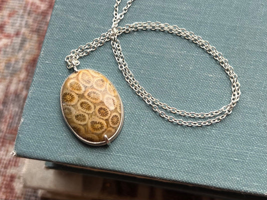 Fossilized Coral Necklace