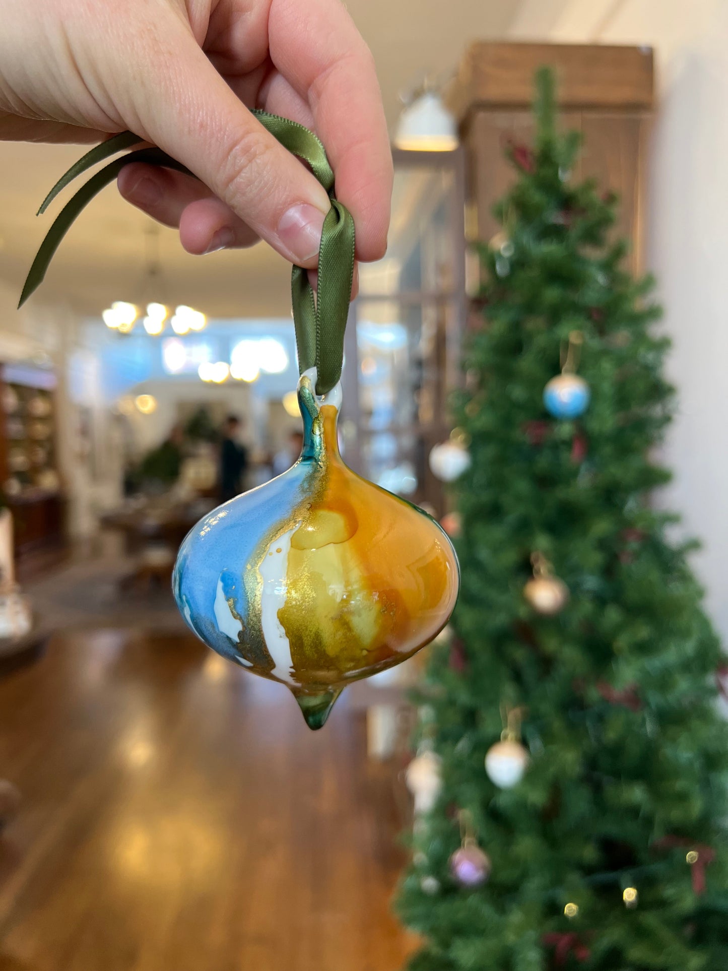 Alcohol Ink Ornament