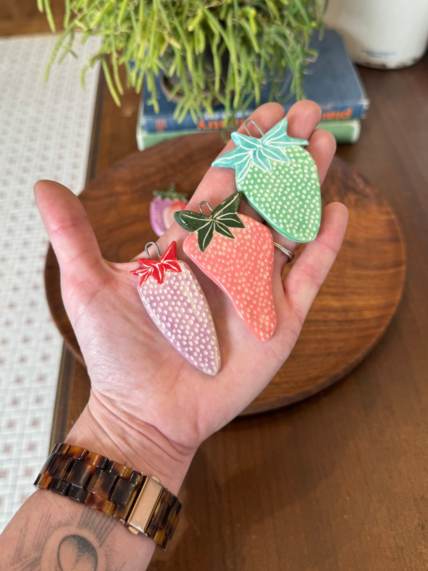 Hanging Strawberries