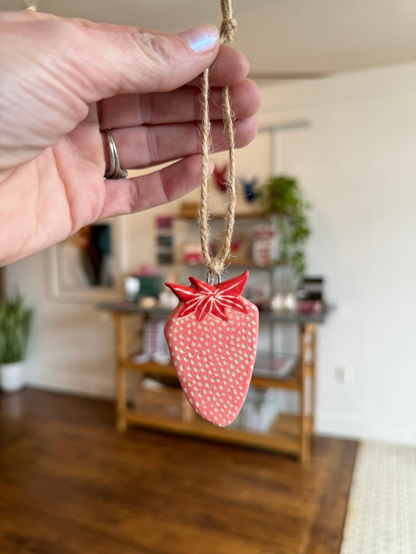 Hanging Strawberries