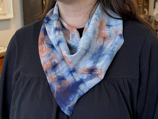 Silk Scarf - Sunset