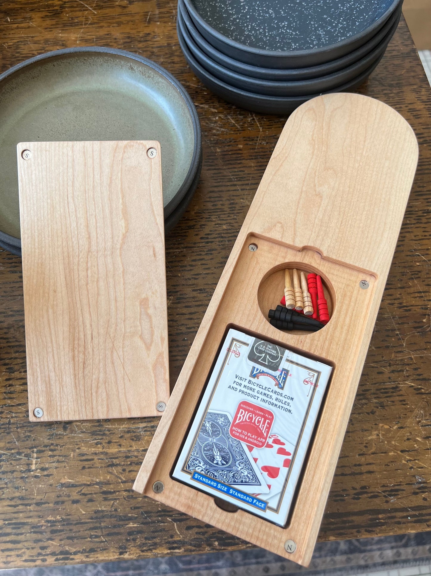 Cribbage Board Gift Set