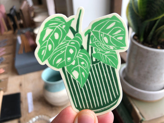 Monstera Sticker