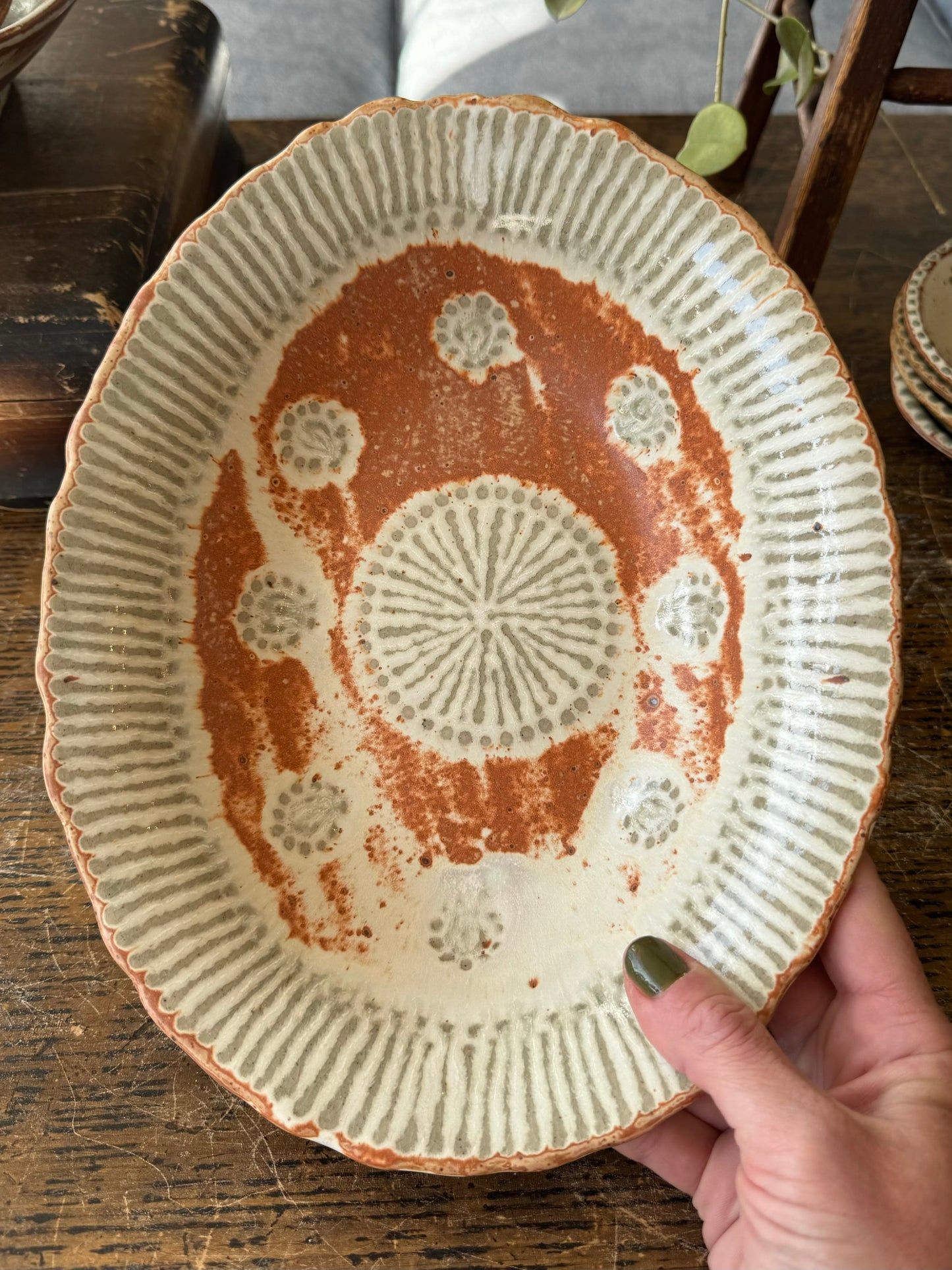 Oval Serving Bowl