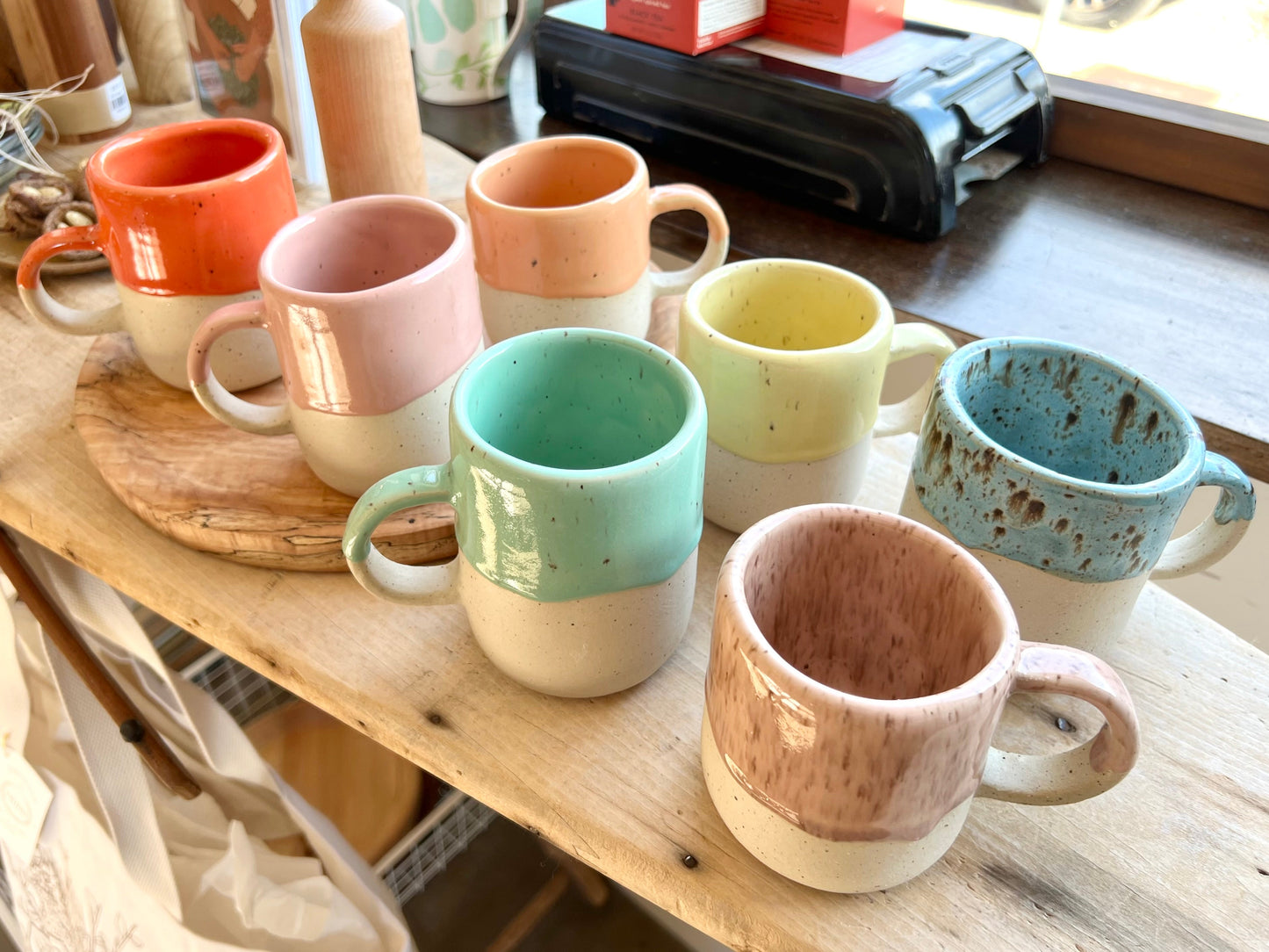 Half Glaze Mug - Assorted Colors