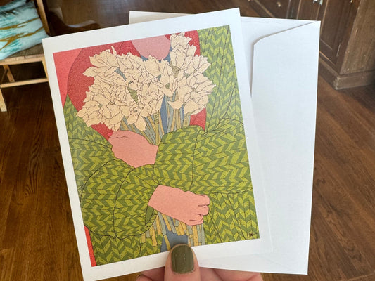 Green Cardigan Card