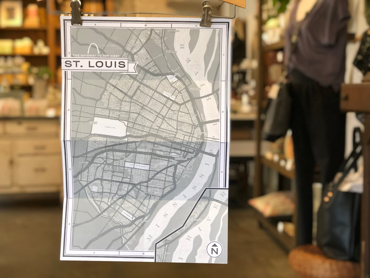 St. Louis Shop Trail Poster