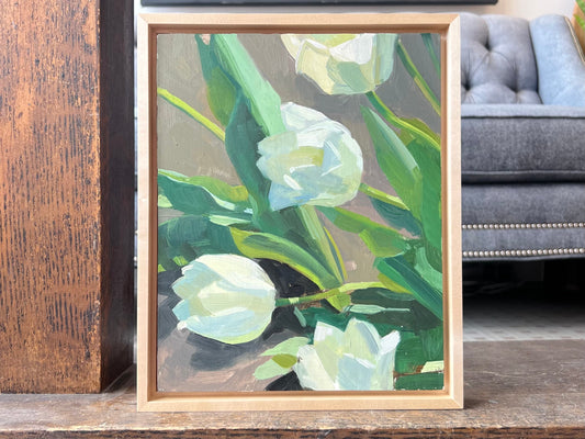"White Tulips No. 2" - Original Work