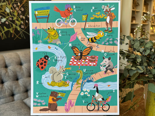 "ABC Adventures on the Greenway" - Print