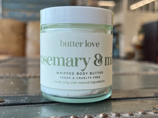 Rosemary + Mint Body Butter - 4 oz.