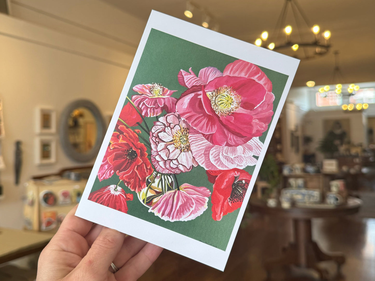 Summer Poppies I Greeting Card