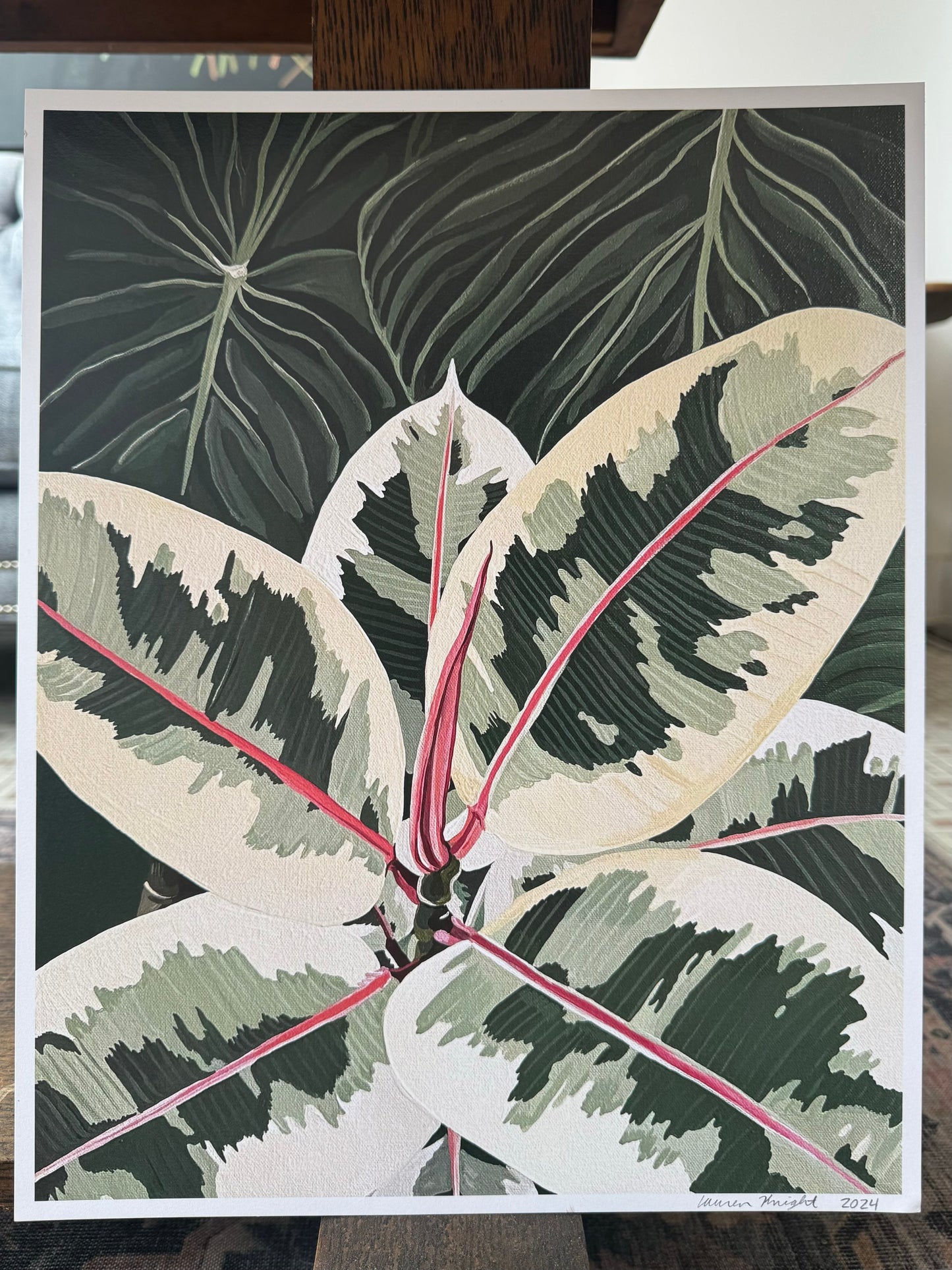 "Rubber Plant" - Print