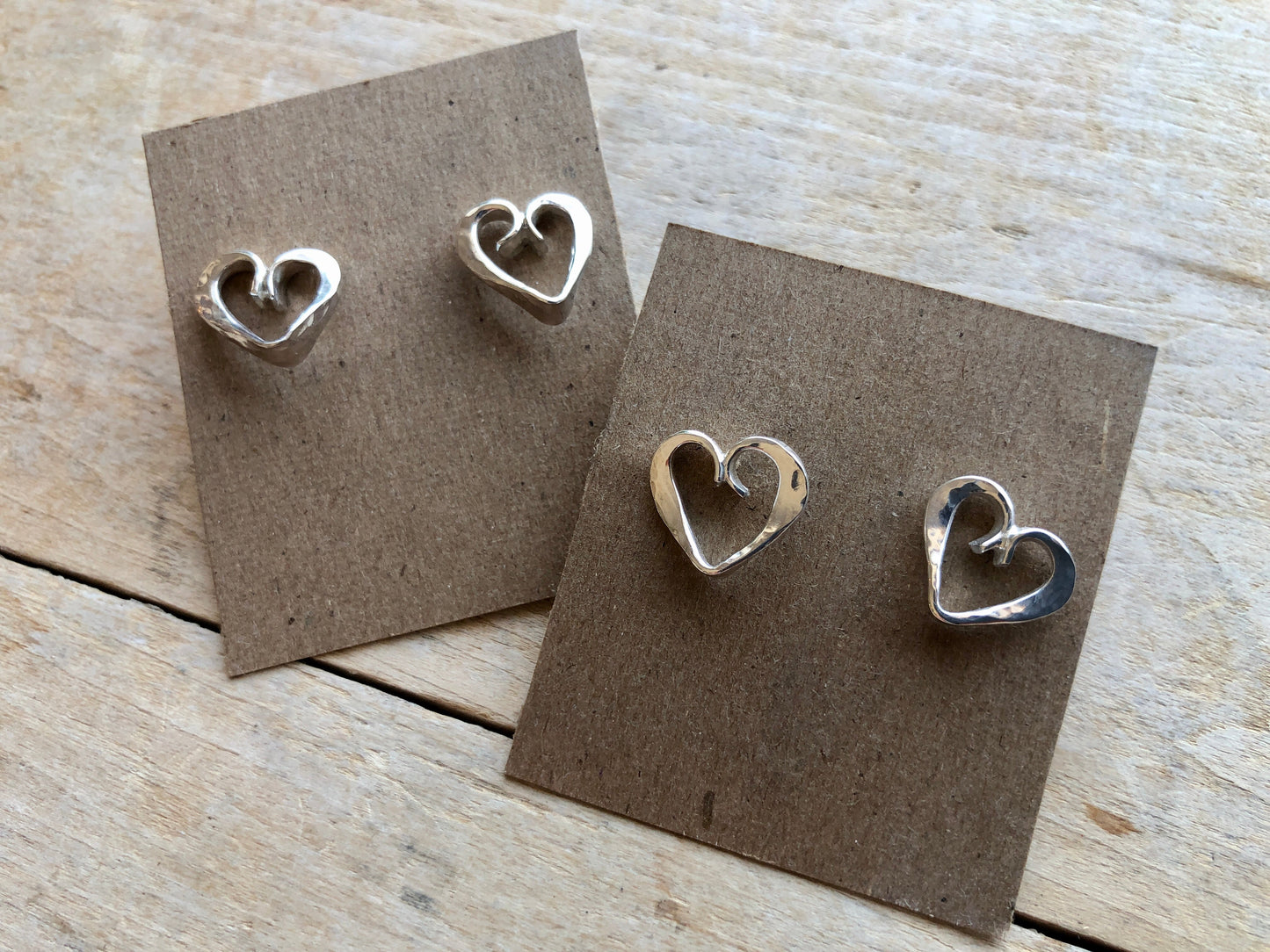 Open Heart Earrings