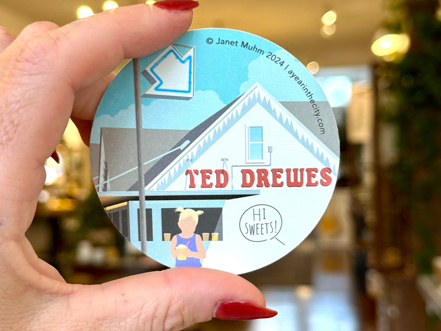 Ted Drews Sticker