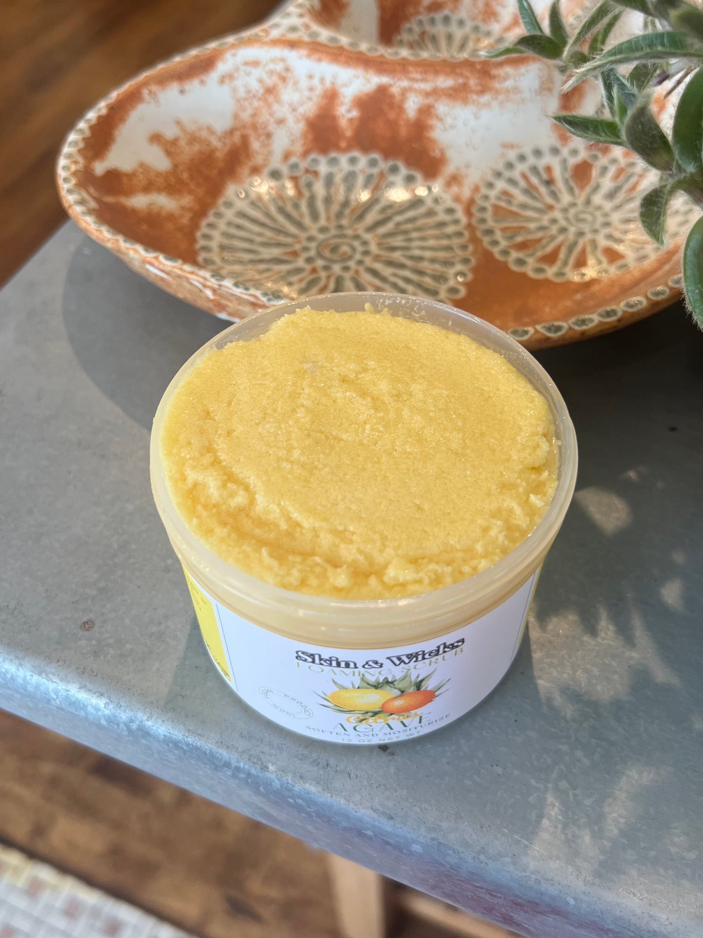 Citrus Agave Foaming Scrub