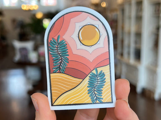 Desert Window Sticker