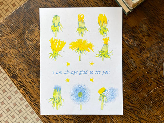 "Dandelion Phases" - Print